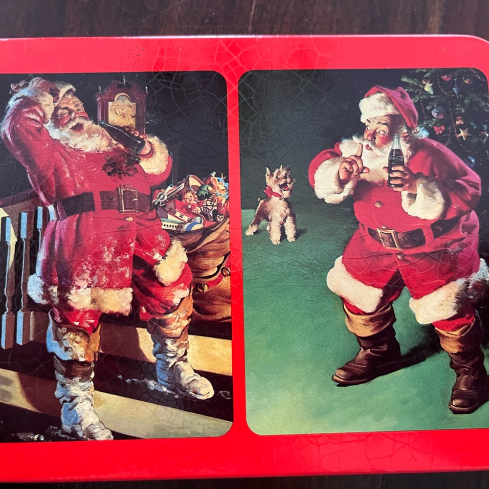 New wrapped coca cola playing cards